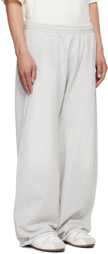 Спортни панталони Alexander Wang Alexander Wang Logo Oversized Cotton Terry Sweatpants Сиво | UCC2254117, 1