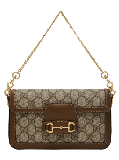 Дамска чанта Gucci Mini Horsebit 1955 Bag Бежово | 752002 92TCG