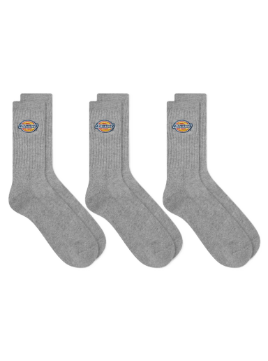 Чорапи Dickies Valley Grove Socks 3-Pack Сиво | DK0A4X82-GYM