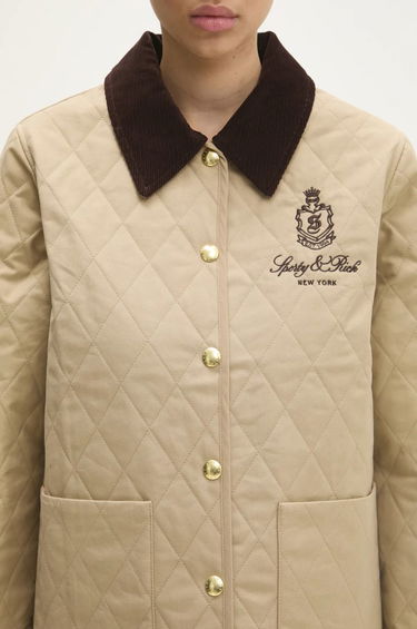Яке Sporty & Rich Sporty & Rich Vendome Quilted Jacket Бежово | OW008512205BE01, 3
