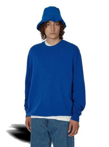 Пуловер Comme des Garçons Oversized Knit Sweater Тъмно синьо | FL-N008-W23  1