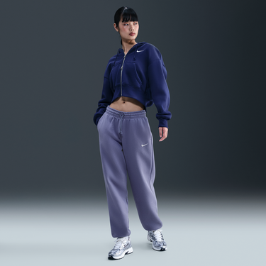 Спортни панталони Nike Phoenix Fleece High-Waisted Oversized Tracksuit Bottoms - Cotton/Polyester Многоцветен | FZ5996-499, 0