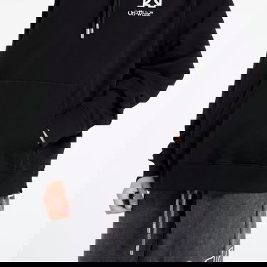 Суитчър Off-White Off-White Small Arrow Skate Hoodie Черно | OMBB085F25FLE0151001, 2
