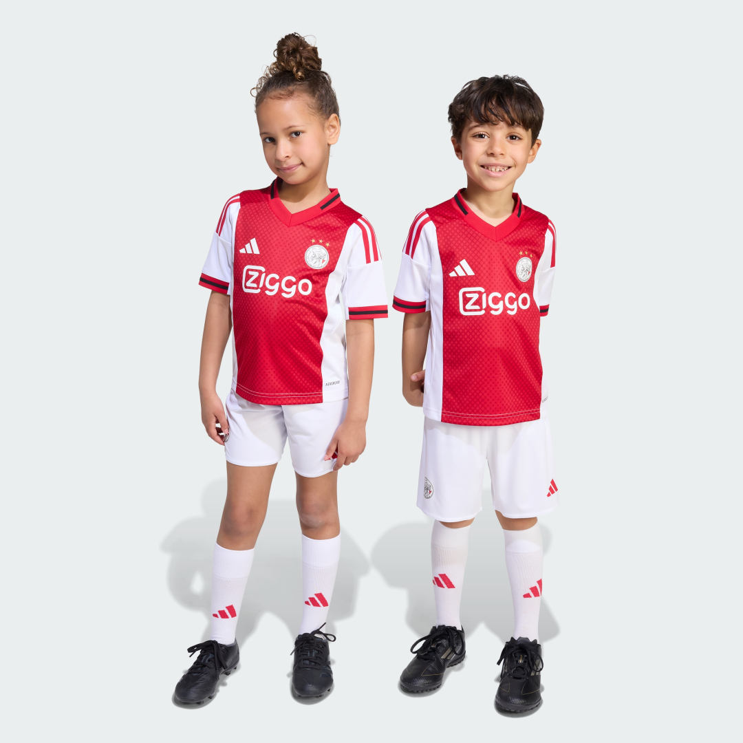 Комплект adidas Performance Ajax Amsterdam 25/26 Mini Kit Червено | JI7214, 0