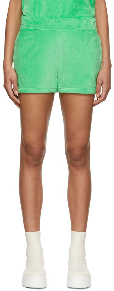 Къси панталони Loulou de Saison Loulou de Saison Malake Velour Lounge Shorts Зелено | MALAKE, 0