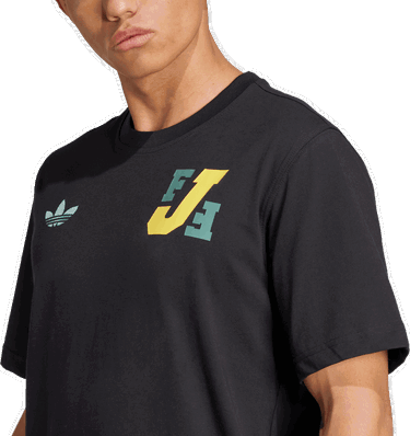 Тениска adidas Originals adidas Originals JAMAICA VRCT T-Shirt Черно | je5331, 3