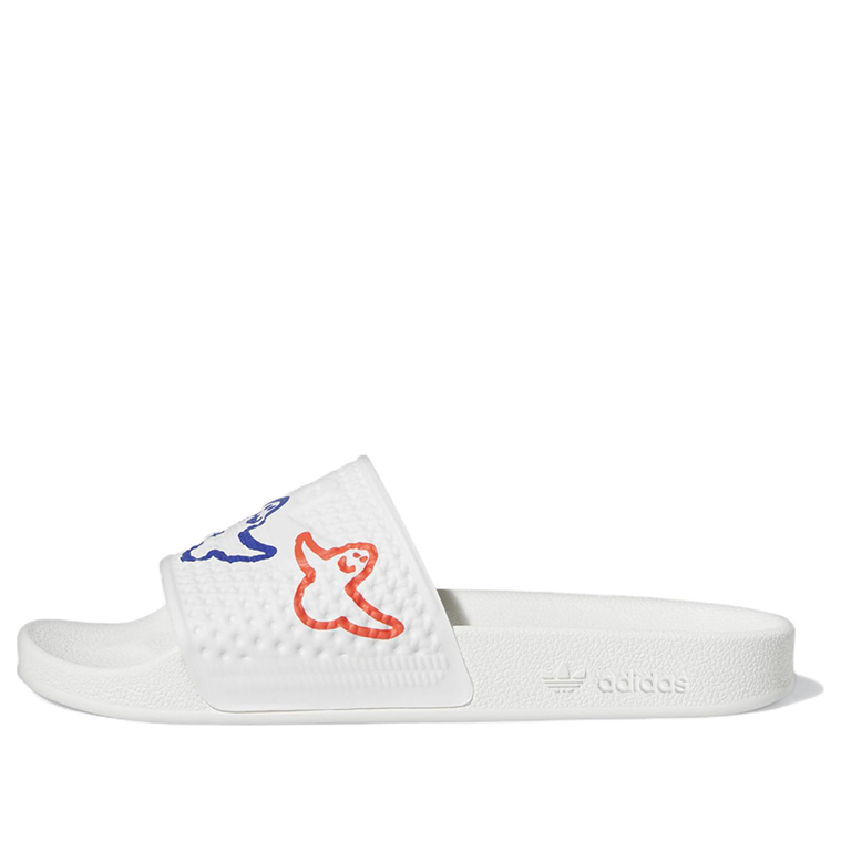Кецове и обувки adidas Originals Shmoofoil Slides Бяло | HQ2034