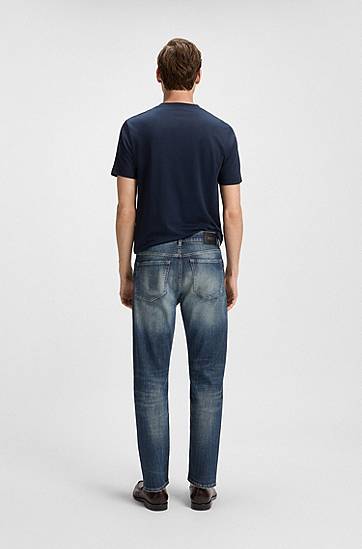 Дънки BOSS Stretch Denim Jeans Синьо | 50546630, 1