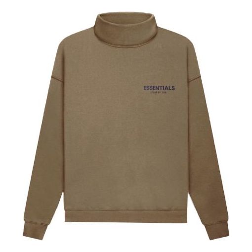 Пуловер Fear of God Essentials FW21 Pullover Mock Neck Sweatshirt Кафяво | FOG-FW21-011, 0