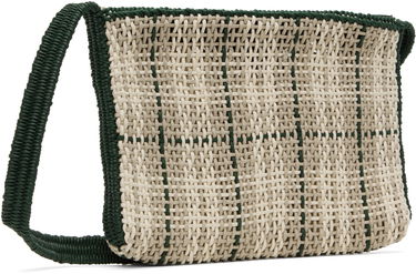 Дамска чанта JW Anderson JW Anderson Checked Market Bag with Anchor Charm Бежово | HB0720-FA0305, 2