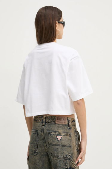 Тениска adidas Originals Originals Essential Cropped T-Shirt Бяло | JJ3385, 2