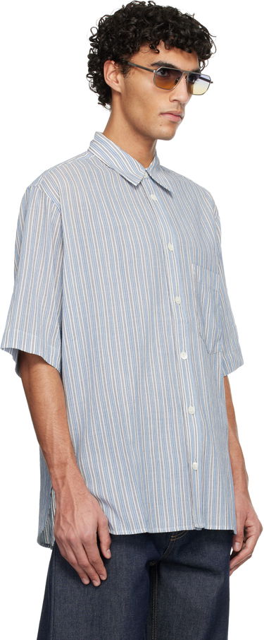 Риза ISABEL MARANT Isabel Marant Labilio Short Sleeve Striped Button-Up Shirt Многоцветен | CH0085HD-D1I03H, 1