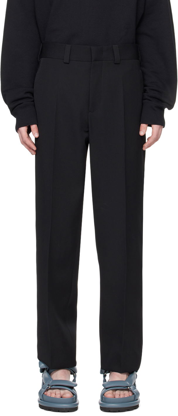 Панталони Jil Sander Creased Trousers Черно | J23KA0003_J40002, 0