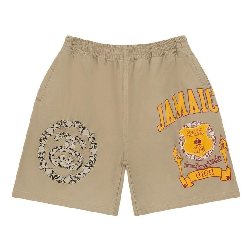 Къси панталони Denim Tears Denim Tears x Stussy Jamaica High Shorts Бежово | 312025