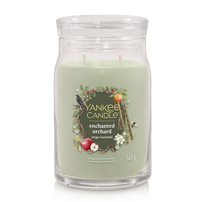 Свещи Yankee Candle Signature Large Jar 2 Wicks Enchanted Orchard Universal Зелено | 43488
