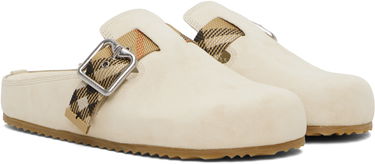 Облекло Burberry Burberry Urchin Suede Mules Бежово | 8113303, 3