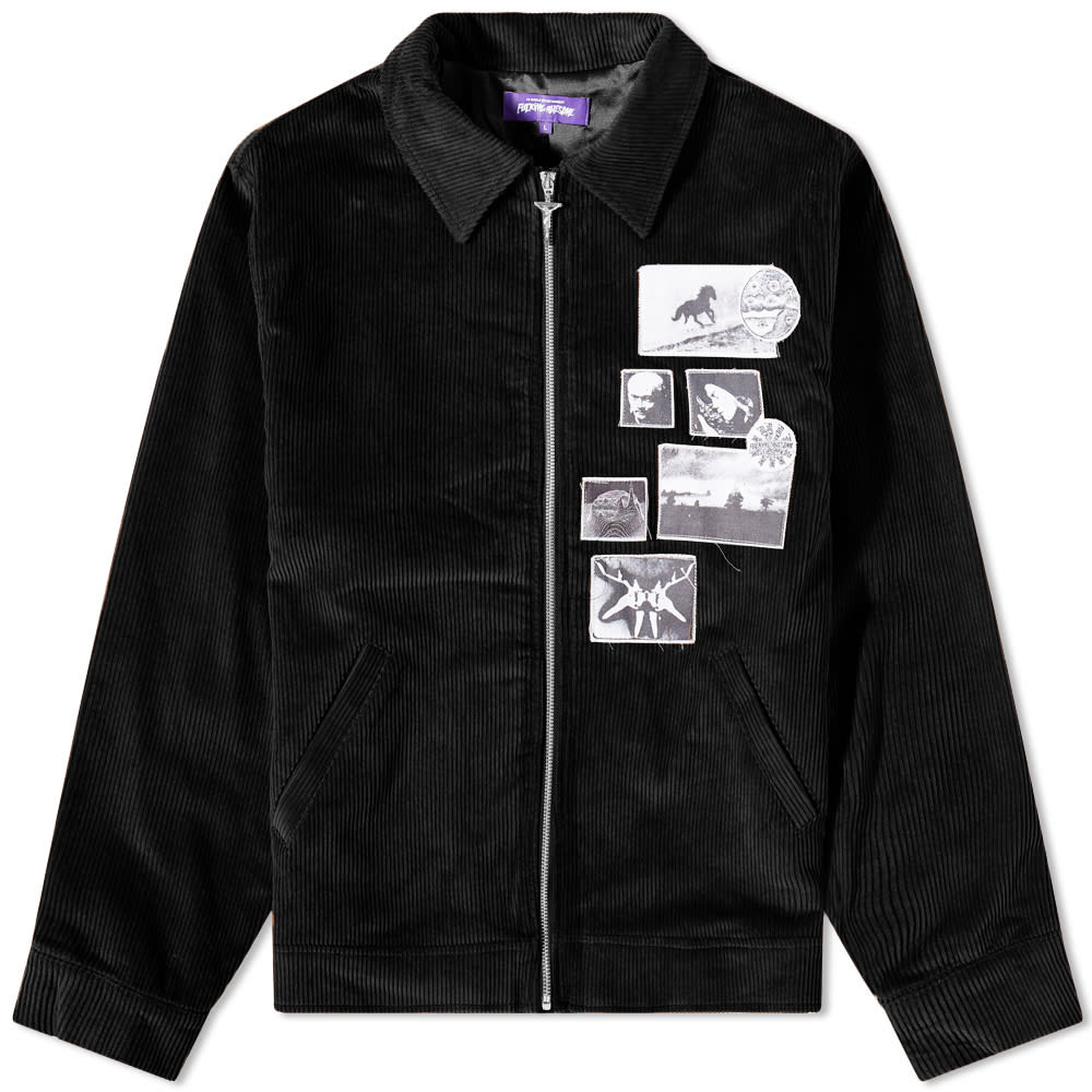 Яке Fucking Awesome Corduroy Patch Jacket Черно | FA1643-BLK, 0