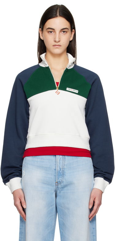 Суитчър Casablanca Casablanca Quarter Zip Sweatshirt Многоцветен | WPS25-JTP-328-01, 0