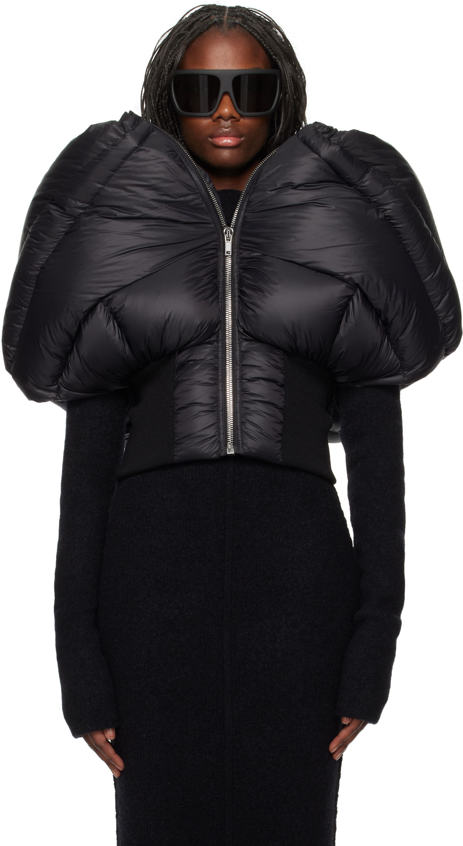 Пухо яке Rick Owens Down Jacket Mini Черно | RO02D3790 NPDX, 0
