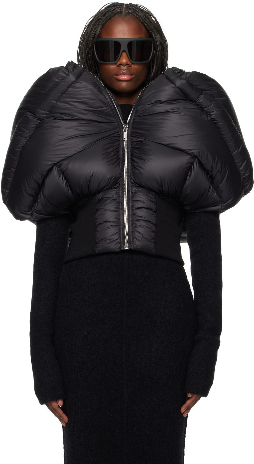 Пухо яке Rick Owens Down Jacket Mini Черно | RO02D3790 NPDX