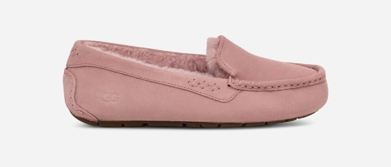 Кецове и обувки UGG ® Ansley Slipper for Women in Lavender Shadow, Size 3, Suede Бежово | 1106878-LND, 0