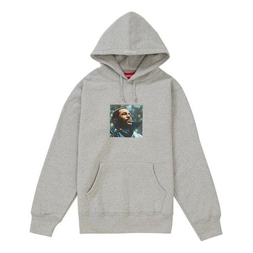 Суитчър Supreme Marvin Gaye Hooded Sweatshirt Сиво | SUP-FW18-1180, 0