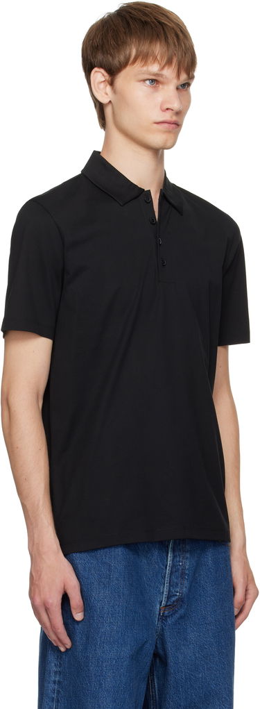 Поло тениска BOSS Hugo Slim-Fit Mercerized Cotton Polo Черно | 50544276, 1