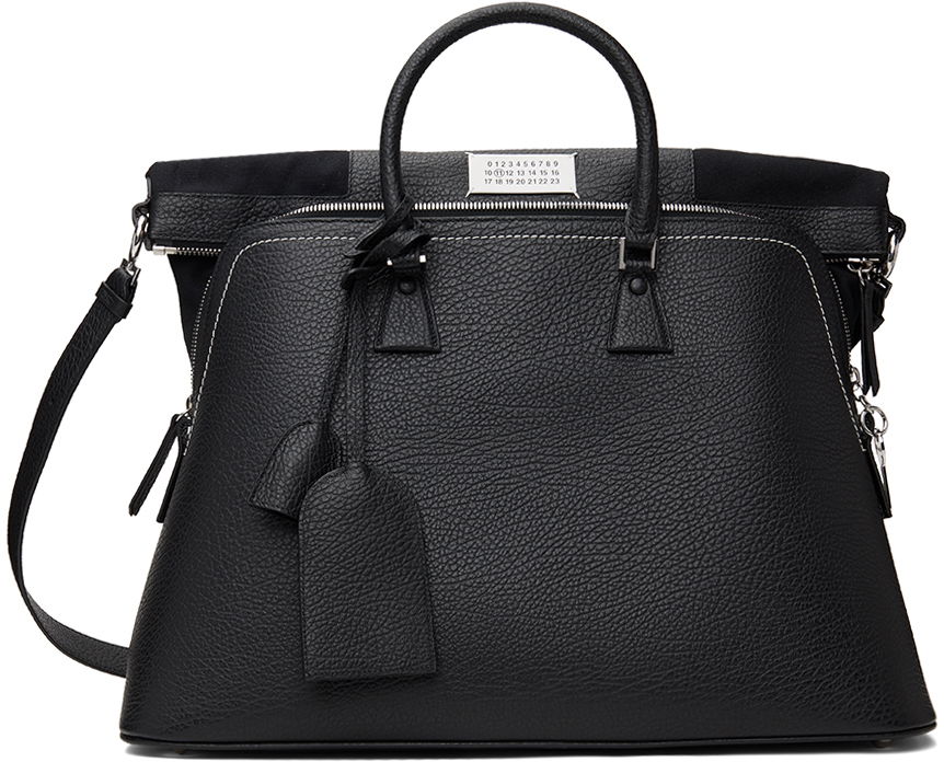 Голяма пазарска чанта Maison Margiela 5AC Classique XL Tote Bag Черно | SB1WG0001 P4455, 0