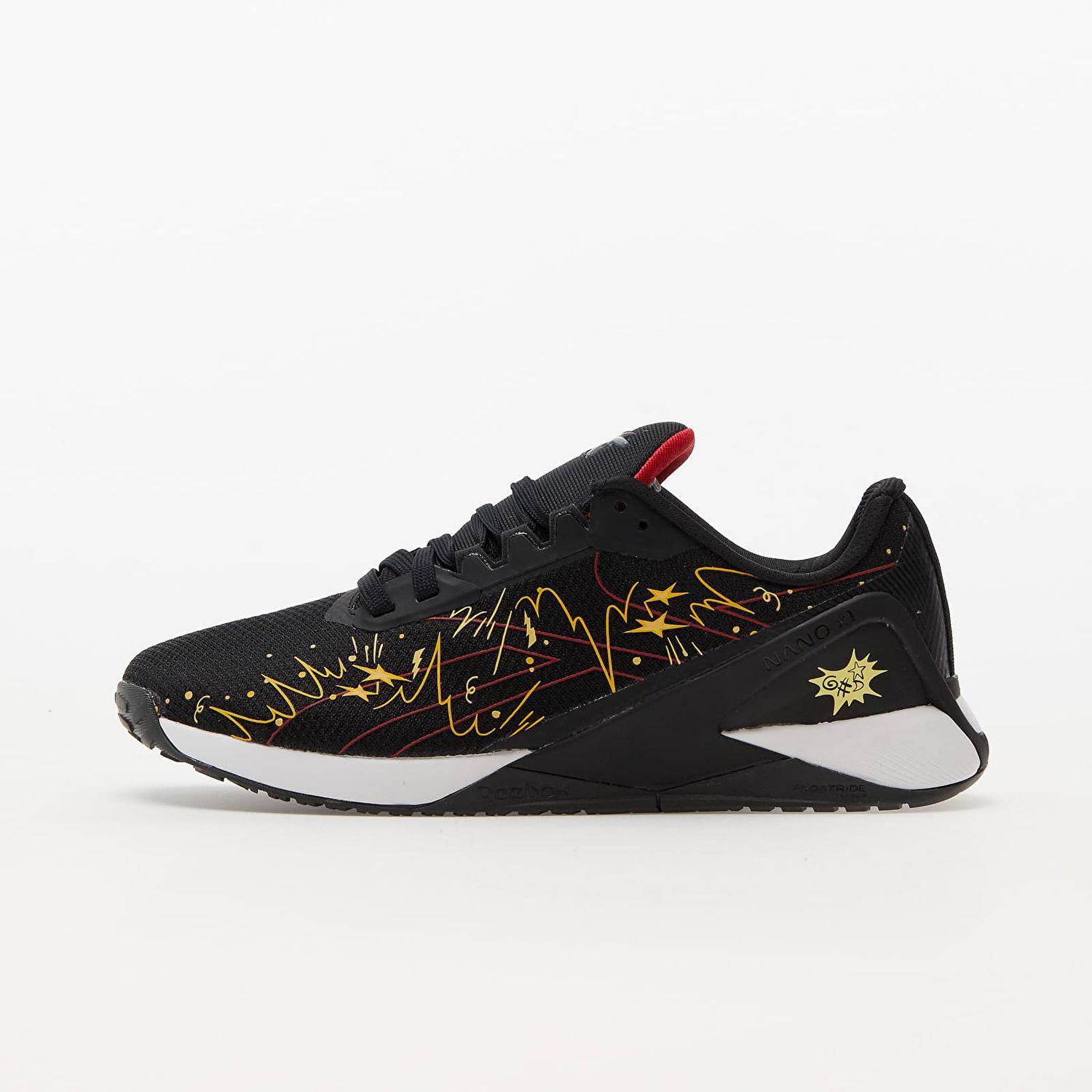 Кецове и обувки Reebok Looney Tunes x Nano X1 "Core Black/White/Marble Gold" Черно | GW4303, 0