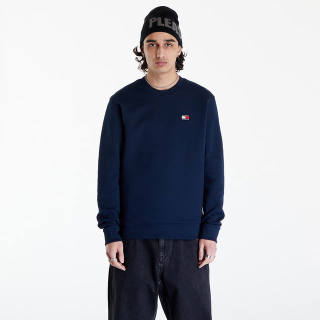 Regular Badge Crewneck Dark Night Navy