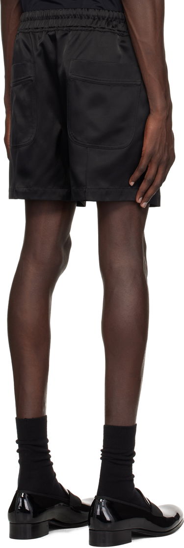 Къси панталони Tom Ford Tom Ford Shiny Satin Shorts Черно | SSC002-FMV031S25, 2