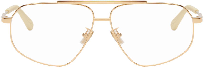 Слънчеви очила Bottega Veneta Aviator Metal Glasses Металик | BV1196O, 0