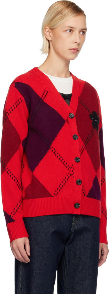 Пуловер Marc Jacobs Preppy Daisy Argyle Cardigan Многоцветен | 2F5RTP014K11, 1