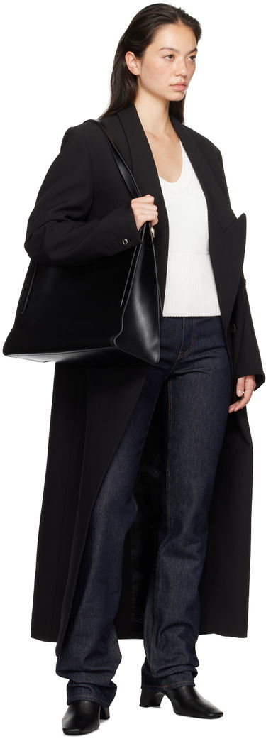 Палта Coperni Coperni Long Double-Breasted Coat Черно | COPM22F3004, 3