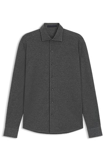 BECKHAM x BOSS slim-fit shirt in cotton jersey