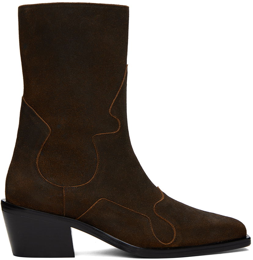 Облекло Eckhaus Latta Brown Cowboy Boots Кафяво | FEKLMCOWB05106