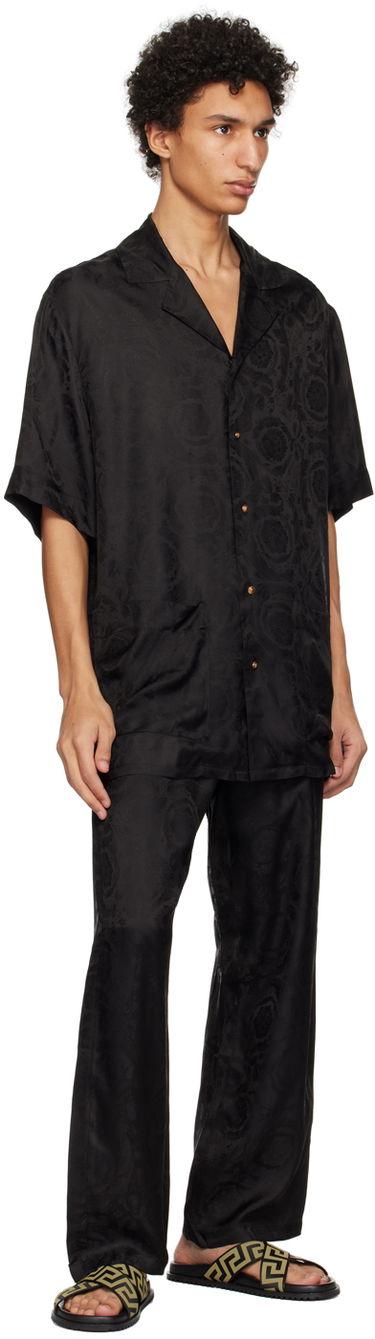 Риза Versace Barocco Print Relaxed Shirt Черно | 1002567 1A06341, 3