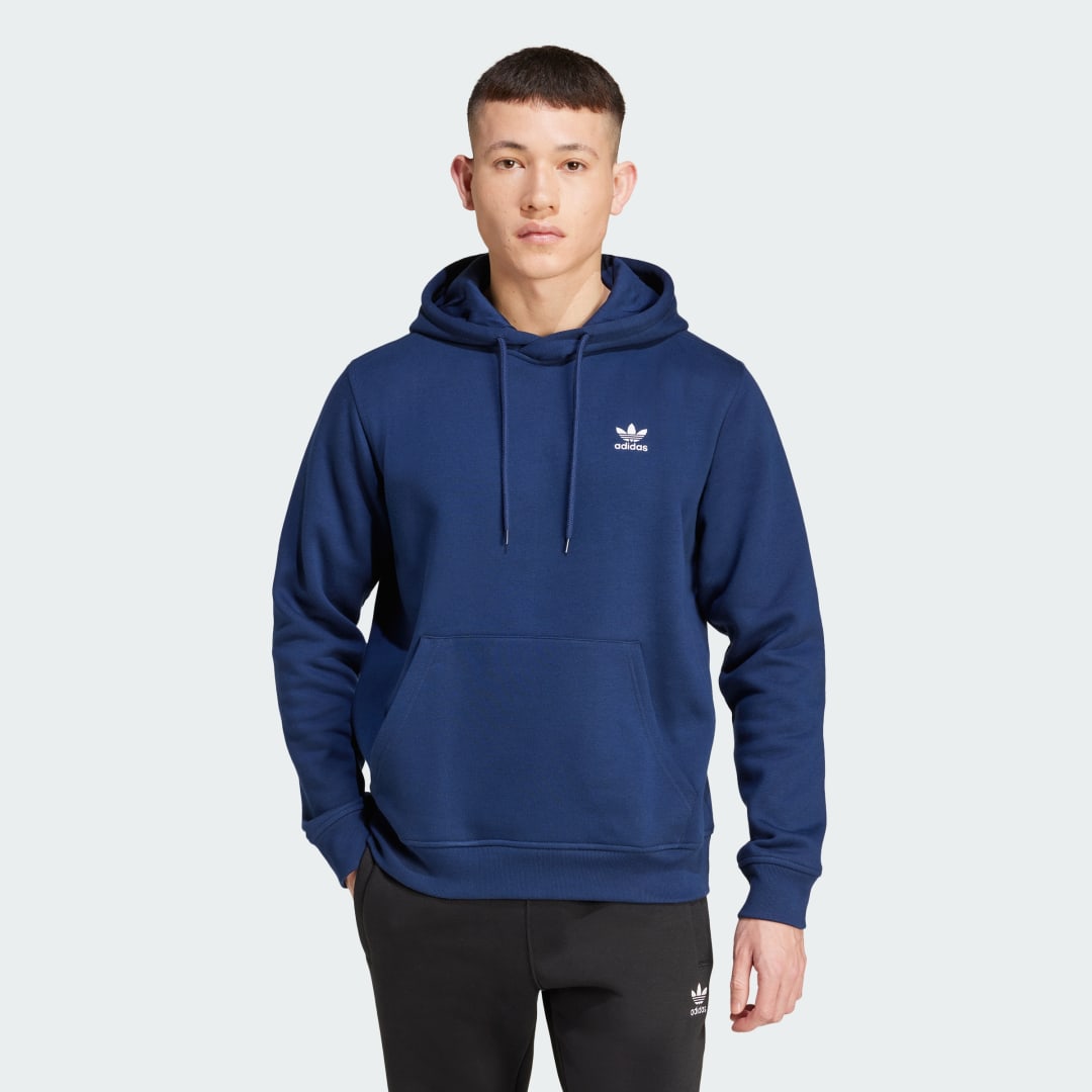 Суитчър adidas Performance Essentials Trefoil Hoodie Синьо | IY4929, 0