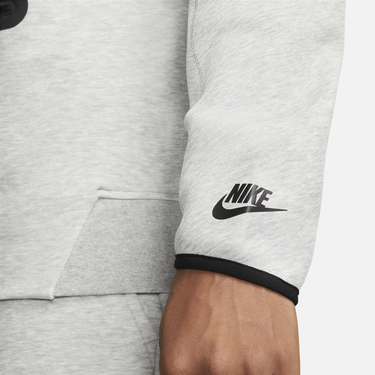 Суитчър Nike Pánská mikina Sportswear Tech Fleece s polovičním zipem - Šedá Бяло | FB7998-063, 2