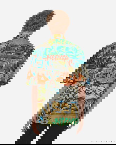 Риза Off-White Neen All-Over Print Shirt Multicolor Многоцветен | OMGA216S22FAB001 8400, 3