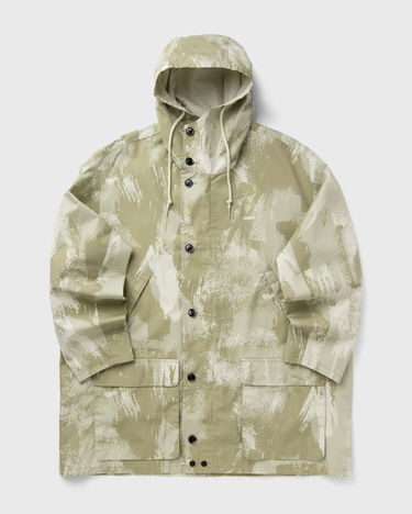 Парка OBEY Stanwood Brushstroke Pattern Hooded Button-Front Parka Бежово | 121800598-BCM, 0