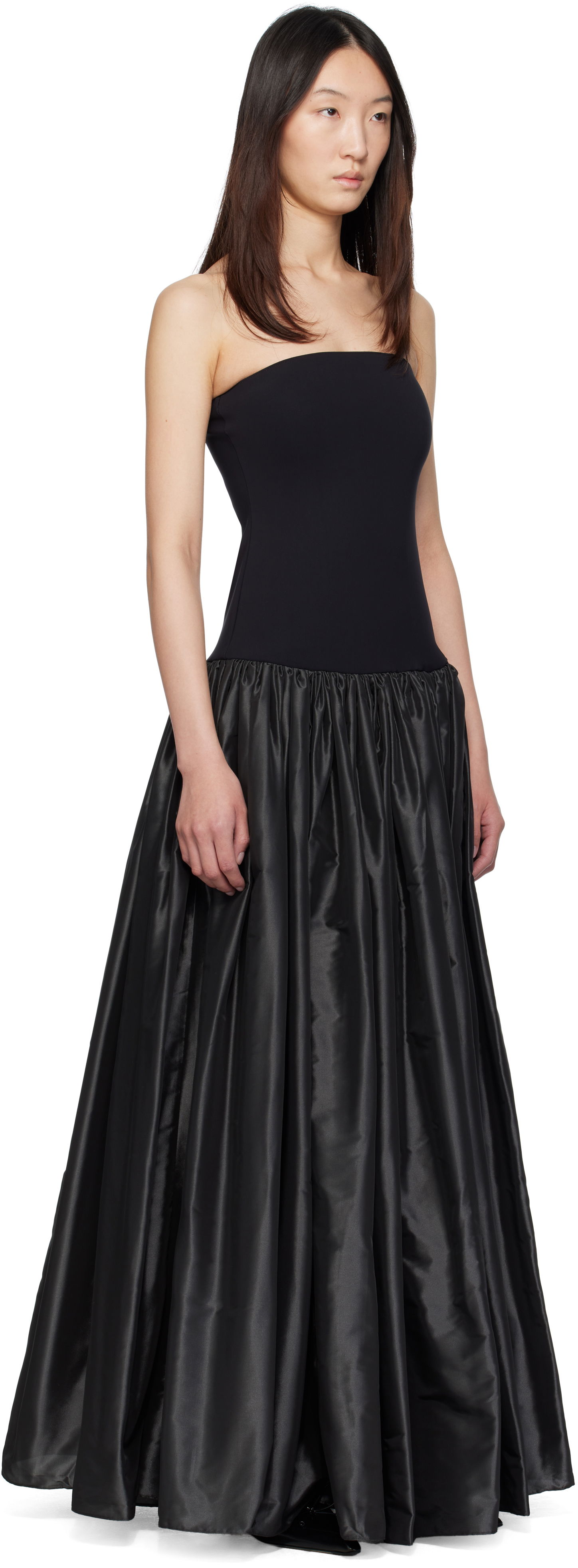 Pокля Coperni Coperni Bustier Princess Maxi Dress Черно | COPR195F3042, 1