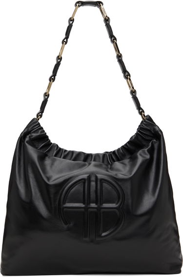 Дамска чанта Anine Bing Kate Leather Shoulder Bag Черно | A-13-3215-000, 0
