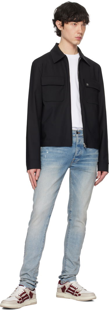 Дънки AMIRI AMIRI 3D Bones Skinny Jeans Синьо | AMDNSY1132, 3