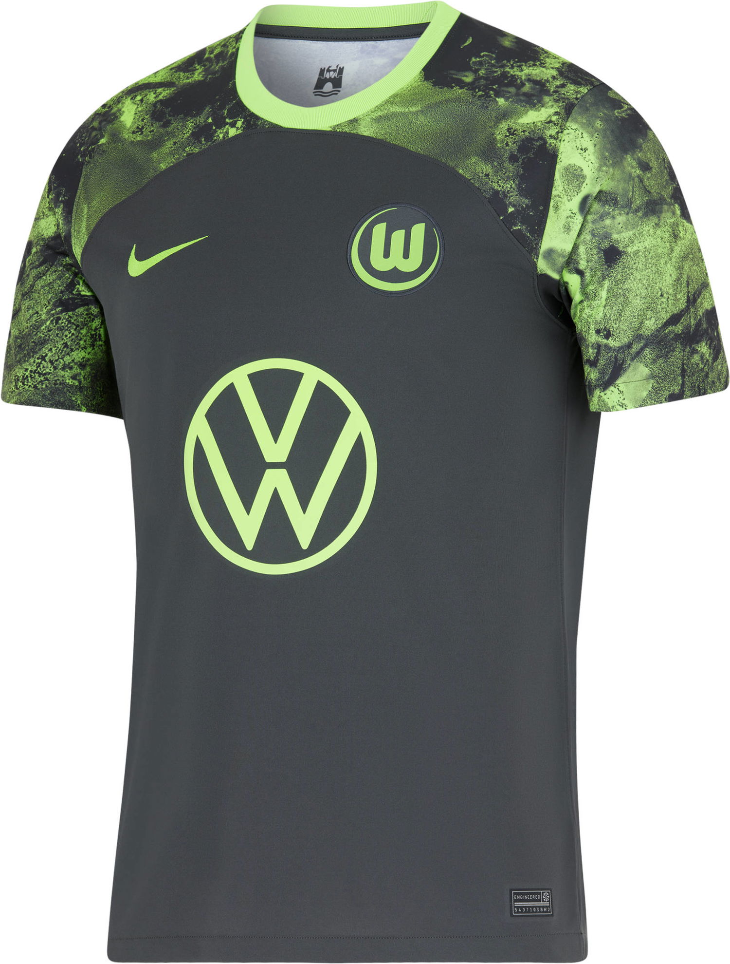 Фланелка Nike VfL Wolfsburg Stadium 2023/24, Зелено | fj6284-060, 0