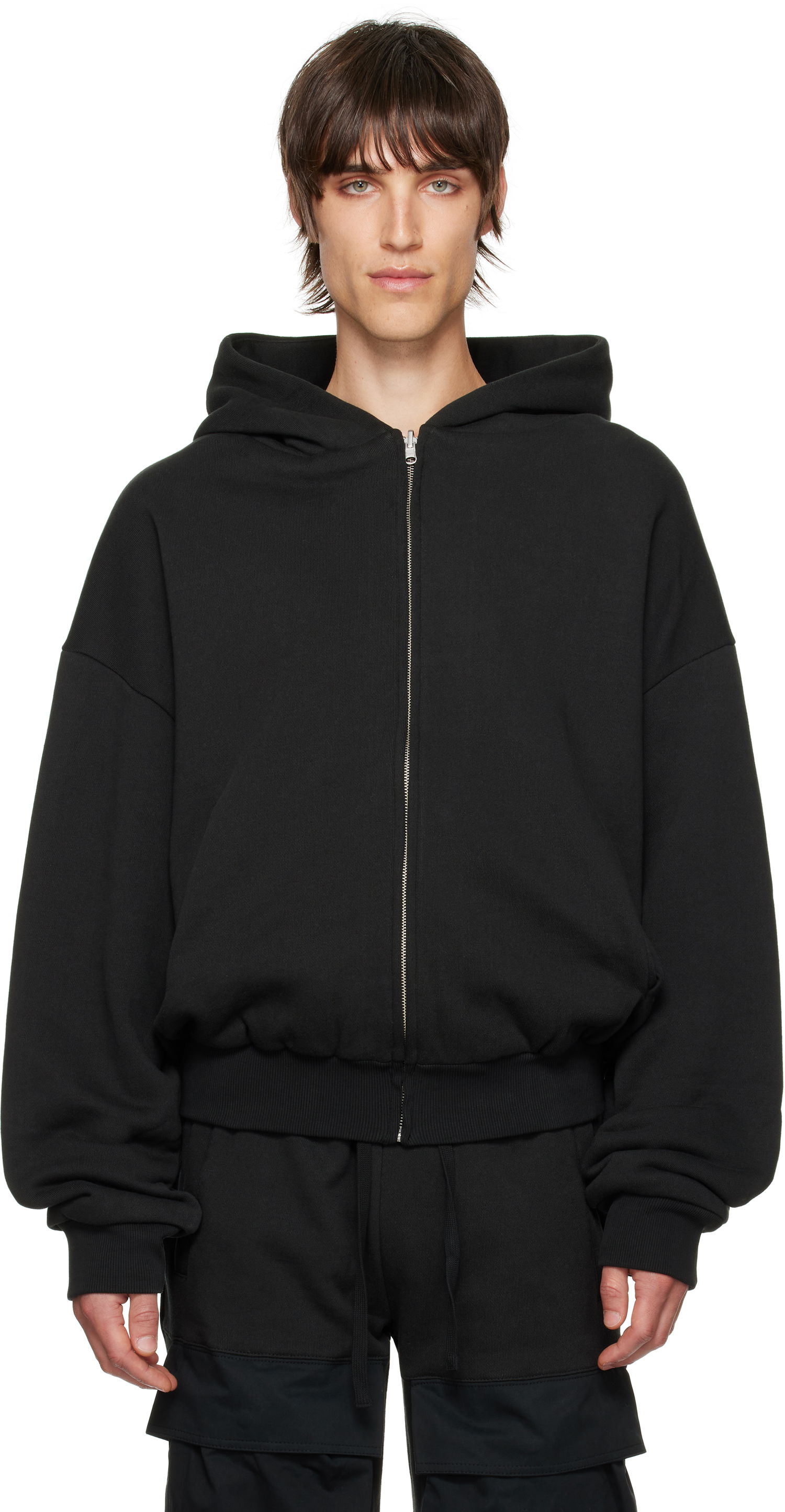 Суитчър Entire Studios Thermal Hoodie Черно | ES2488SO, 0