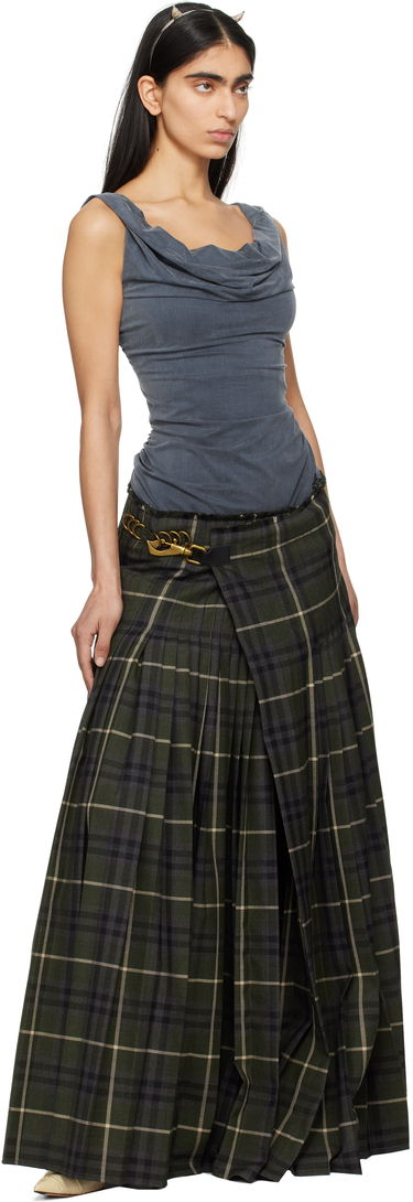Пола Vivienne Westwood Vivienne Westwood Ginnie Jersey Cowl Neck Sleeveless Top Сиво | 16030007-J008E-, 4