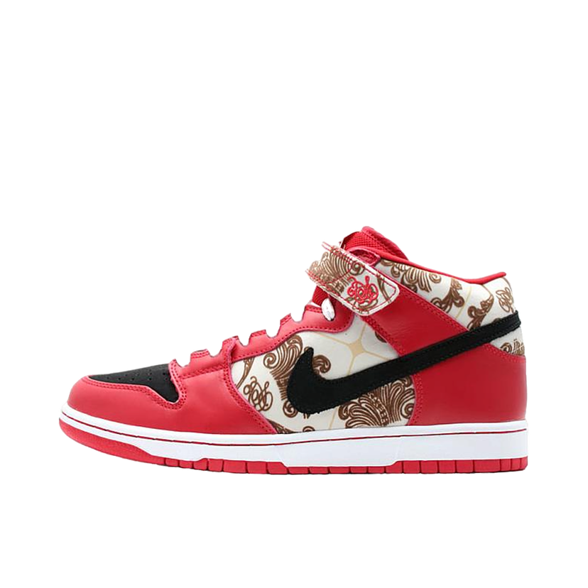 Кецове и обувки Nike SB SB Dunk Mid Linoleum Червено | 314381-001