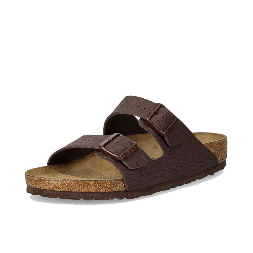 Кецове и обувки Birkenstock Arizona BF Saffiano Roast Narrow Fit Sandals Кафяво | 1028123