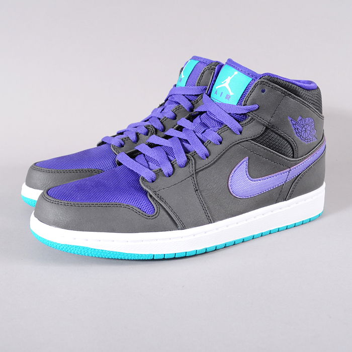 Кецове и обувки Jordan Air Jordan 1 Mid "Grape" Черно | 554724 015, 0